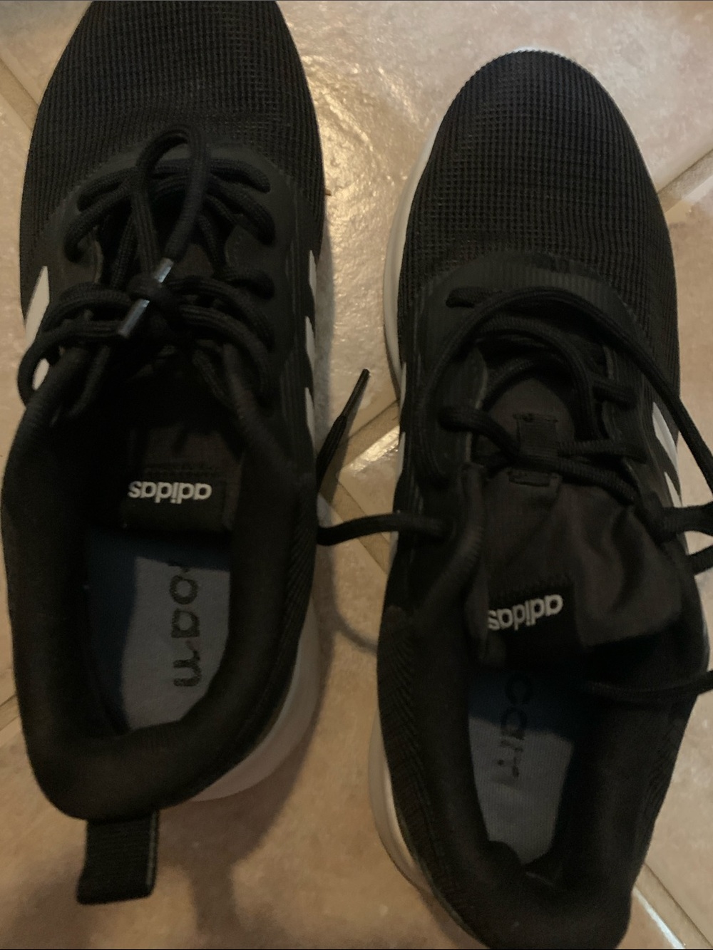 adidas Black and White Athletic Sneakers